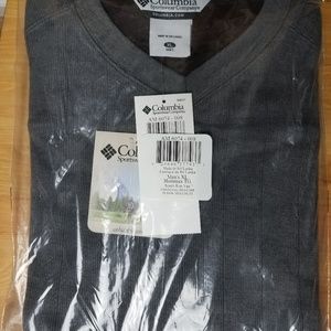 Columbia - XL Charcoal Men's V Neck Sweater gray